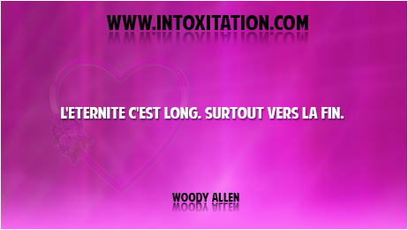 L'ternit c'est long, surtout vers la fin... 