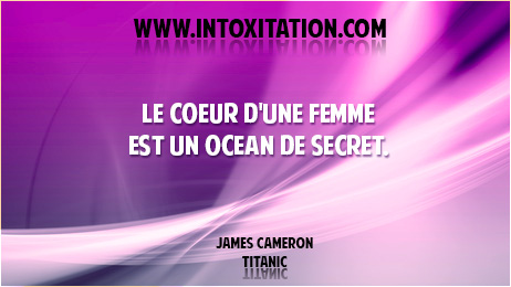 Citation : Le coeur d'une femme est un ocan de secret.