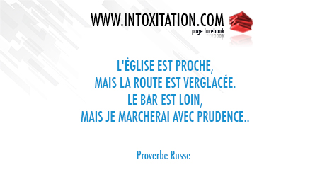 Citation : L'glise est proche, mais la route est verglace. Le bar est loin, mais je marcherai avec prudence.